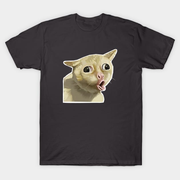 Coughing cat (Ueu) T-Shirt by Pushi